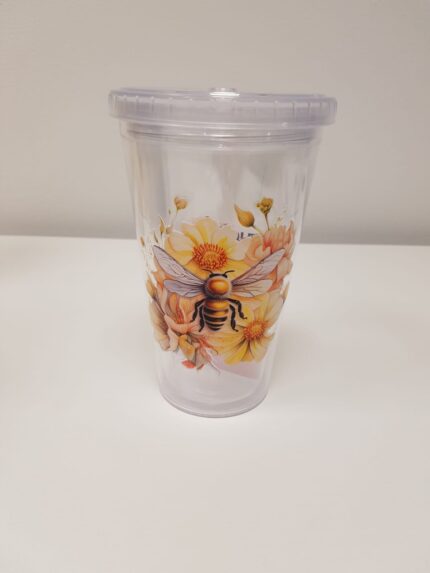Honey Bee Plastic Cup